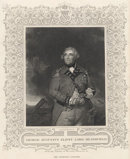 George Augustus Eliott, 1st Baron Heathfield from (after) Sir Joshua Reynolds