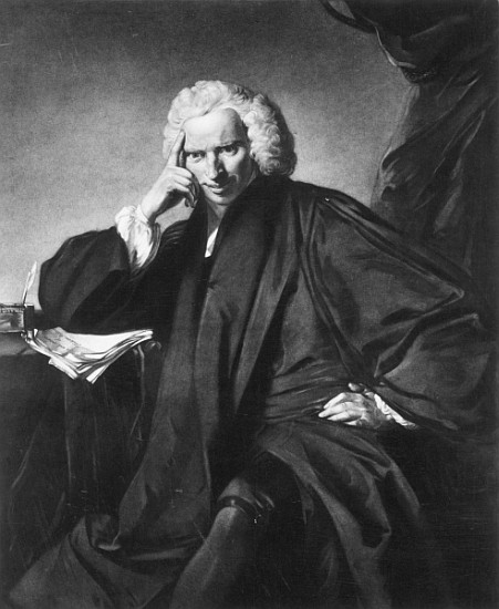 Laurence Sterne; engraved by Edward Fisher from (after) Sir Joshua Reynolds