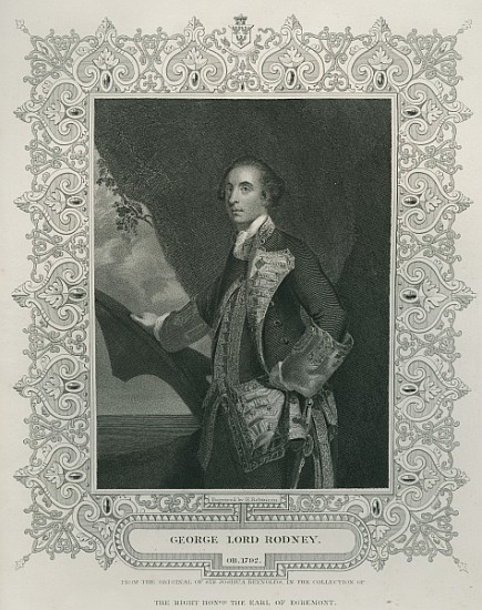 Sir George Brydges Rodney from (after) Sir Joshua Reynolds
