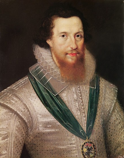 Portrait of Robert Devereux (1566-1601) c.1596 from (after) the Younger Gheeraerts Marcus
