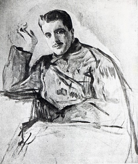 Serge Diaghilev from (after) Valentin Aleksandrovich Serov