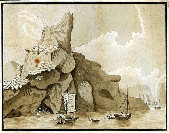 The Rock of Quang-Yin from (after) William Alexander