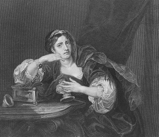 Sigismonda with the Heart of her Husband; engraved by T.W. Shaw, from ''The Works of Hogarth'', publ from (after) William Hogarth