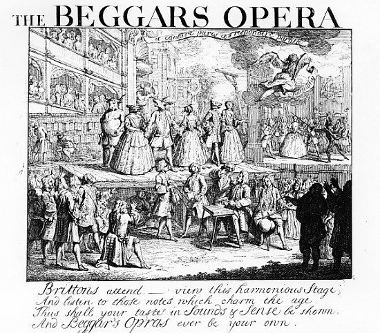 The Beggar''s Opera Burlesqued from (after) William Hogarth