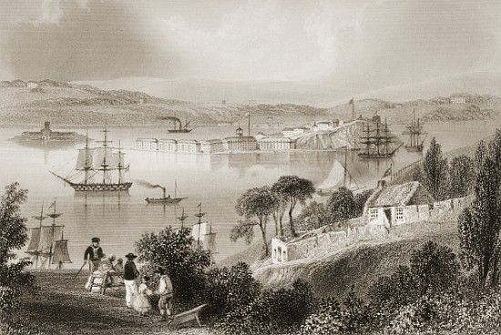 The Cove of Cork (now Cobh), County Cork, Ireland, from ''Scenery and Antiquities of Ireland'' from (after) William Henry Bartlett