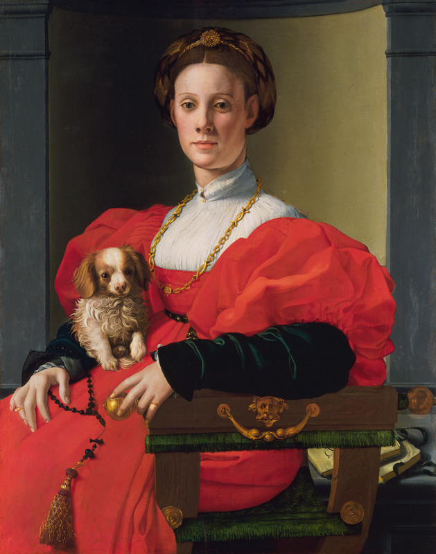 Bildnis einer vornehmen Dame from Agnolo Bronzino