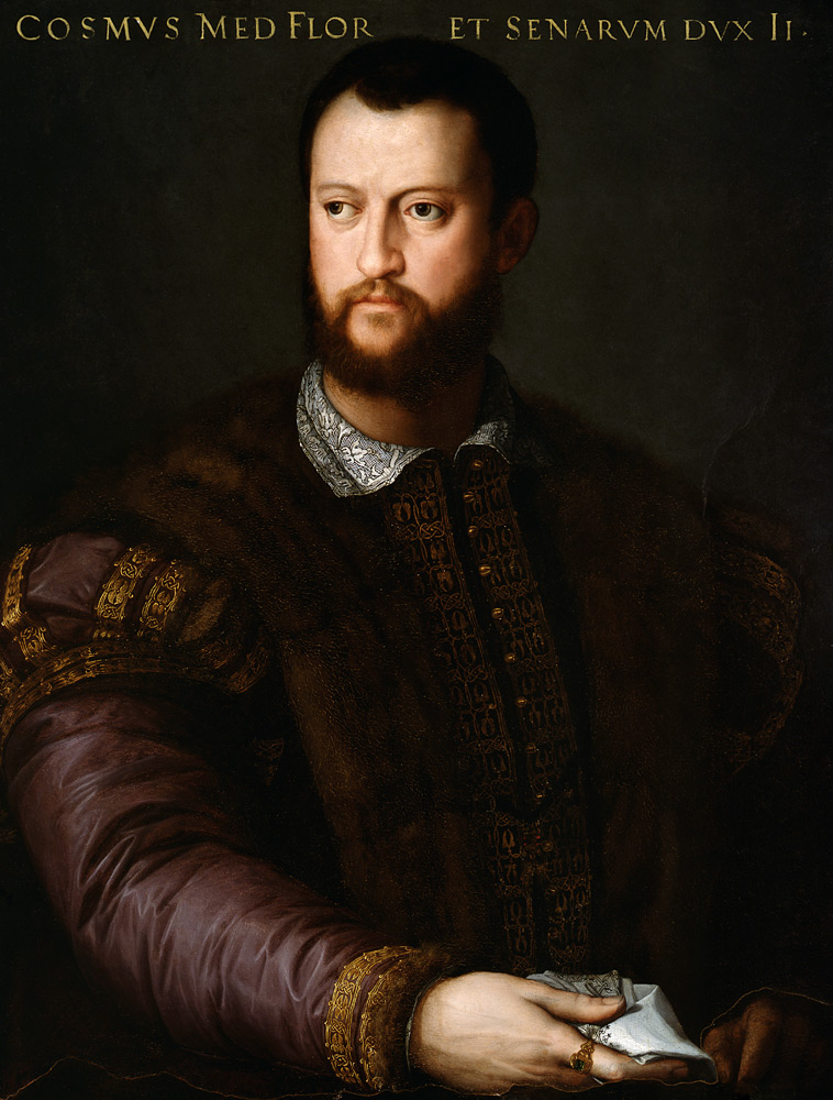 Cosimo I de  Medici / Paint.by Bronzino from Agnolo Bronzino