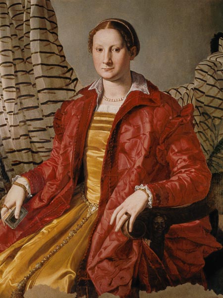 A.Bronzino, Portrait of a woman from Agnolo Bronzino