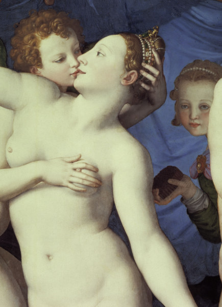 A.Bronzino, Allegory with Venus, section from Agnolo Bronzino