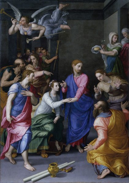 A.Bronzino, Erweckung Tochter Jairi from Agnolo Bronzino