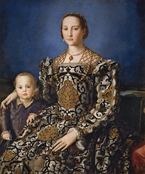 Eleonora von Toledo mit ihrem Sohn Giovanni from Agnolo Bronzino