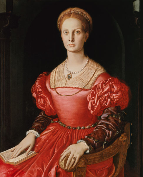 Bildnis der Lucrezia Panciatichi from Agnolo Bronzino