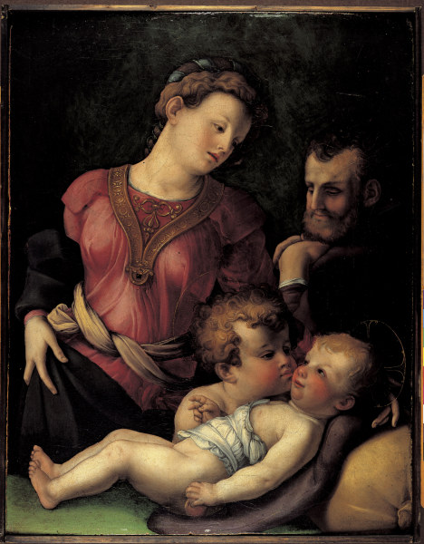Holy Family w.Boy John /Ptg.aft.Bronzino from Agnolo Bronzino