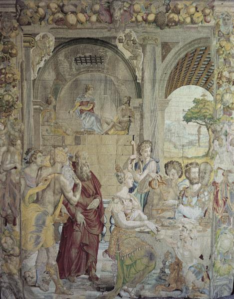 Joseph im Gefängnis / Bildteppich 1549 from Agnolo Bronzino