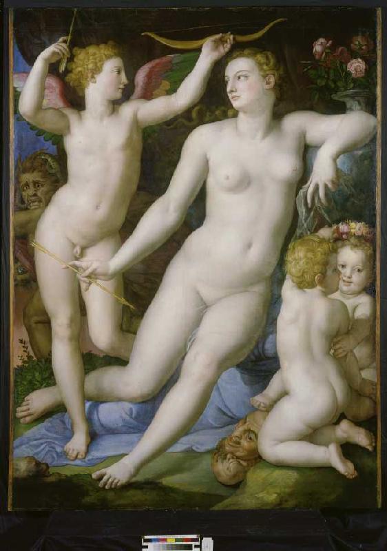 Venus, Amor und die Eifersucht from Agnolo Bronzino
