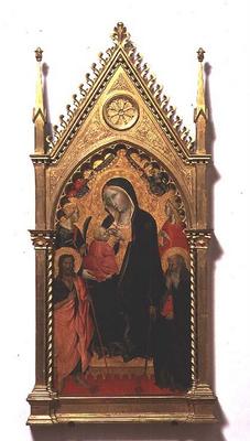 Madonna del Latte with Saints (tempera on panel) from Agnolo Gaddi