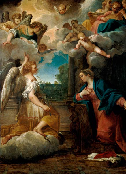 The Annunciation from Agostino Carracci