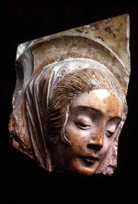 Head of a Madonna, fragment