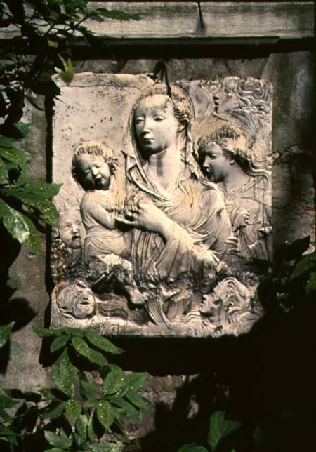 Madonna and Child, gesso cast from the altarpiece from Agostino  di Duccio