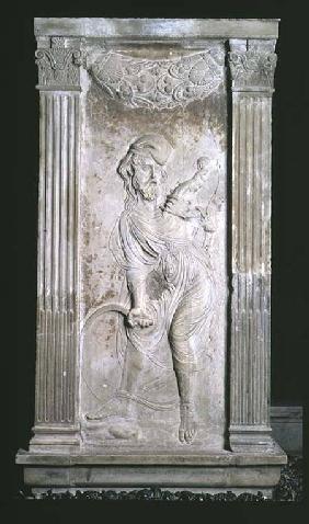 Saturn, relief from the Chapel of the Planets