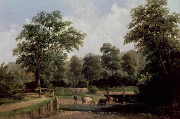 Landscape with cows from A.H. Vickers
