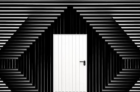 Weiße Tür