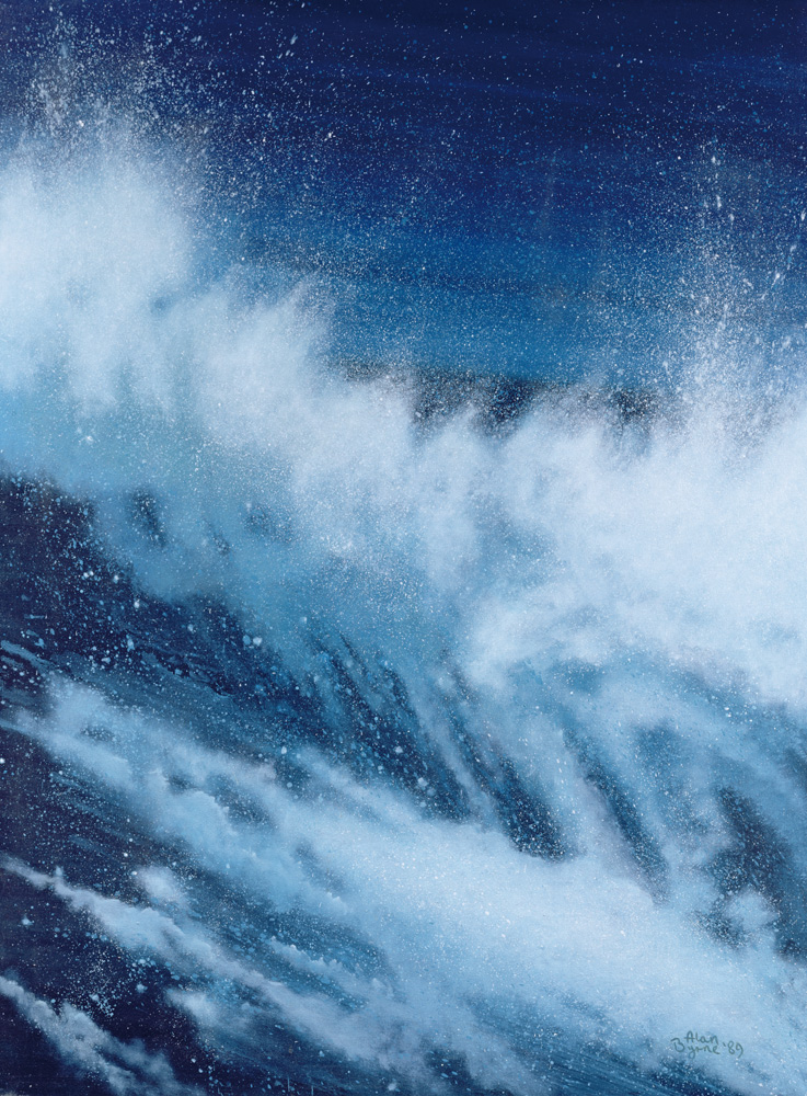 Large Waves Breaking, 1989 (oil on canvas)  from Alan  Byrne