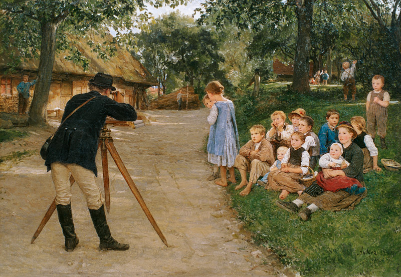 The Surveyor from Albert Anker