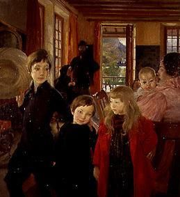 Die Familie des Künstlers. from Albert Besnard