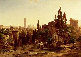 Verona, vom Giardino Giusti gesehen from Albert Emil Kirchner