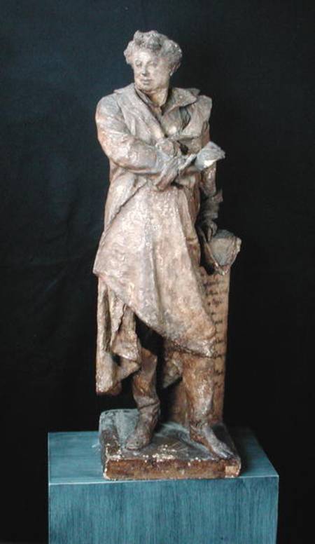 Statue of Alexandre Dumas Pere (1802-70) from Albert-Ernest Carrier-Belleuse
