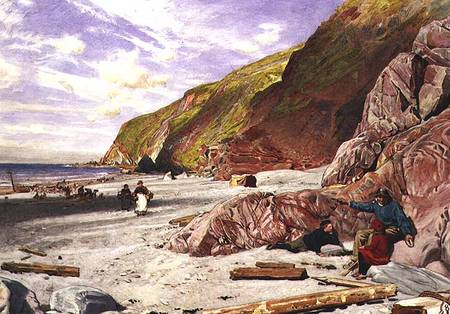 Lynmouth, Devon, the Story of the Shipwreck from Albert Goodwin