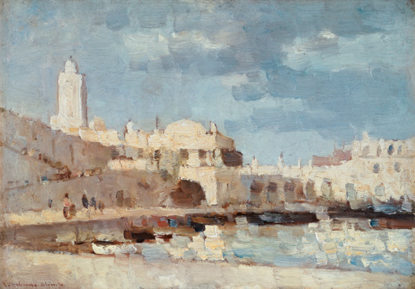 The Harbour at Algiers from Albert Lebourg