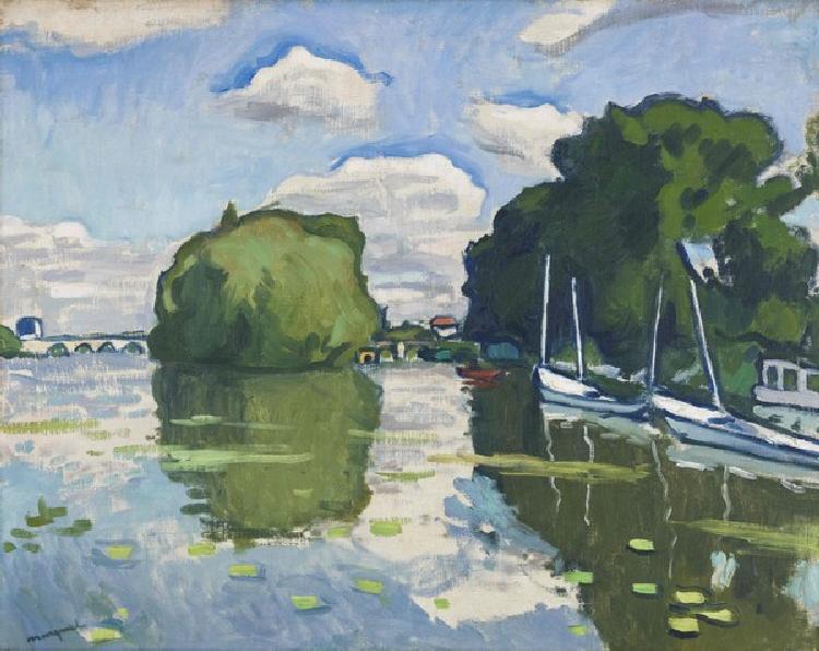 La Seine à Poissy from Albert Marquet