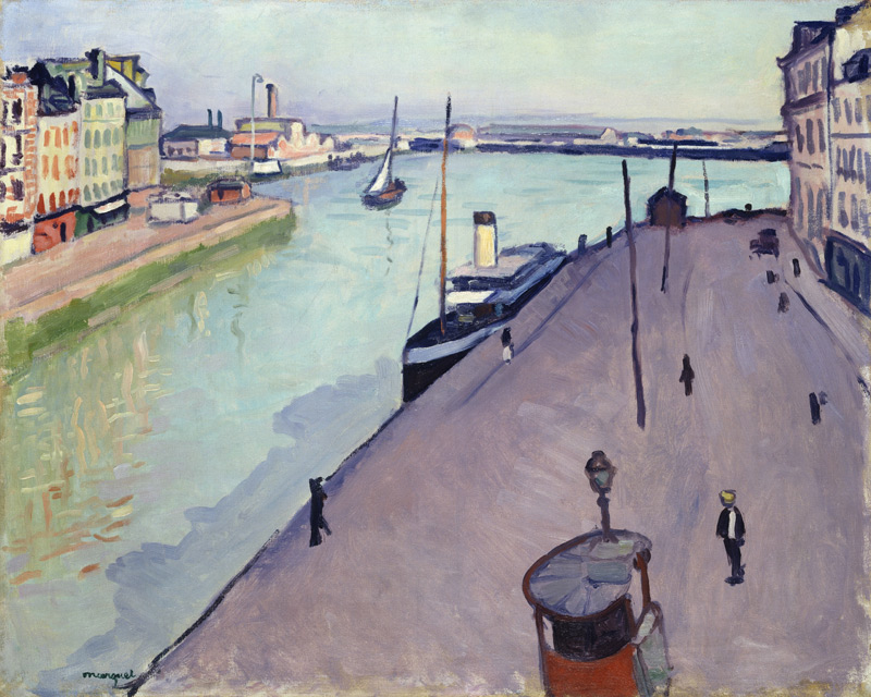 Vue du port du Havre (Le quai de Notre-Dame) from Albert Marquet