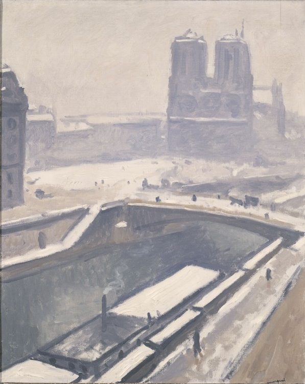 Notre Dame im Schnee from Albert Marquet