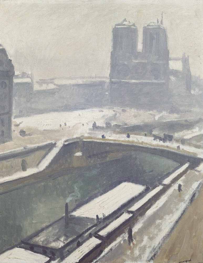 Notre Dame in the Snow, after 1912 from Albert Marquet