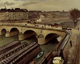 Seinebrücke in Paris. from Albert Marquet