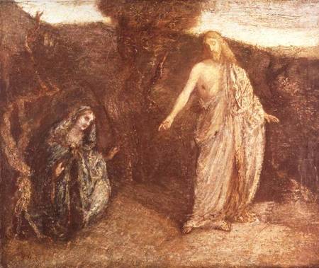Christ Appearing to Mary from Albert Pinkham Ryder