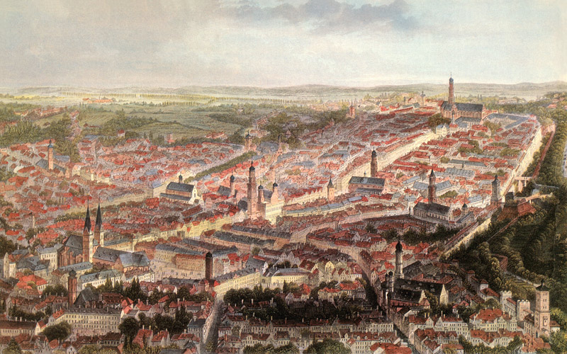 Augsburg, um 1860 from Albert Henry Payne