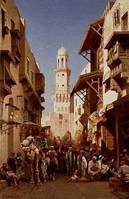 Die Moristan Moschee in Kairo. from Alberto Pasini