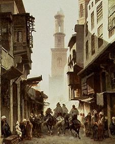 Strassen-Szene in Damaskus. from Alberto Pasini