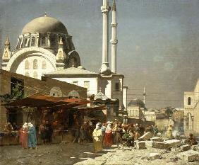 Im Basar in Konstantinopel