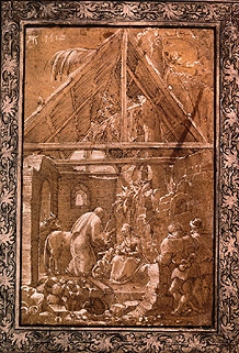Die Geburt Christi. from Albrecht Altdorfer