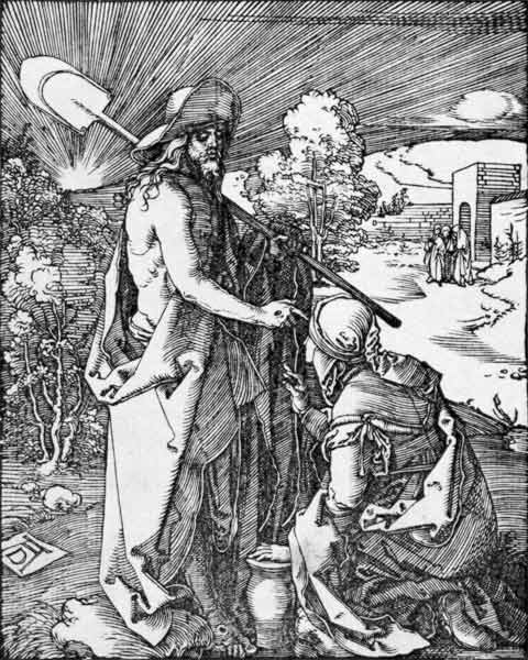 Christ as a gardener / Dürer / c.1510 from Albrecht Dürer