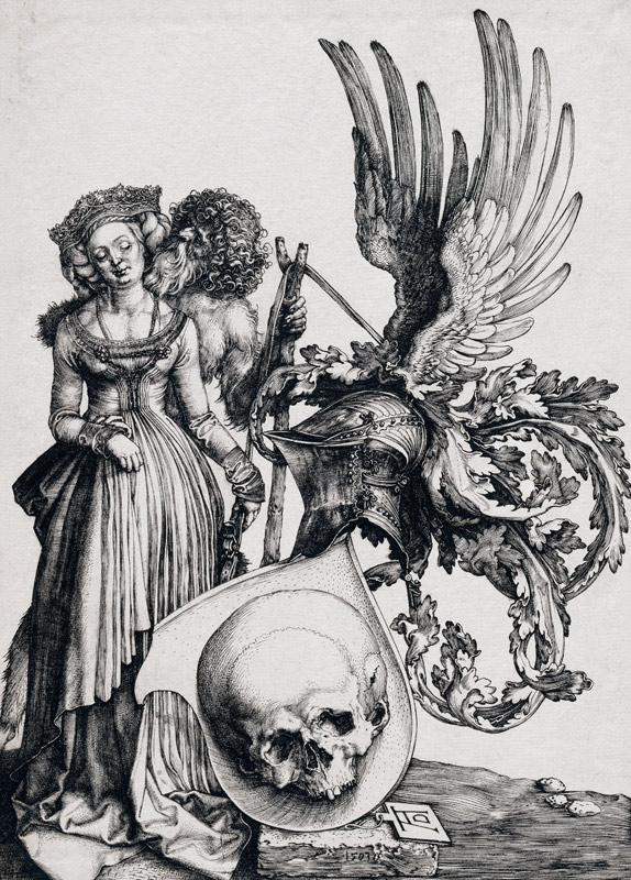 Das Wappen mit dem Totenkopf from Albrecht Dürer