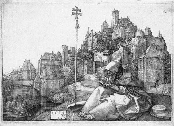 Der heilige Antonius vor der Stadt from Albrecht Dürer