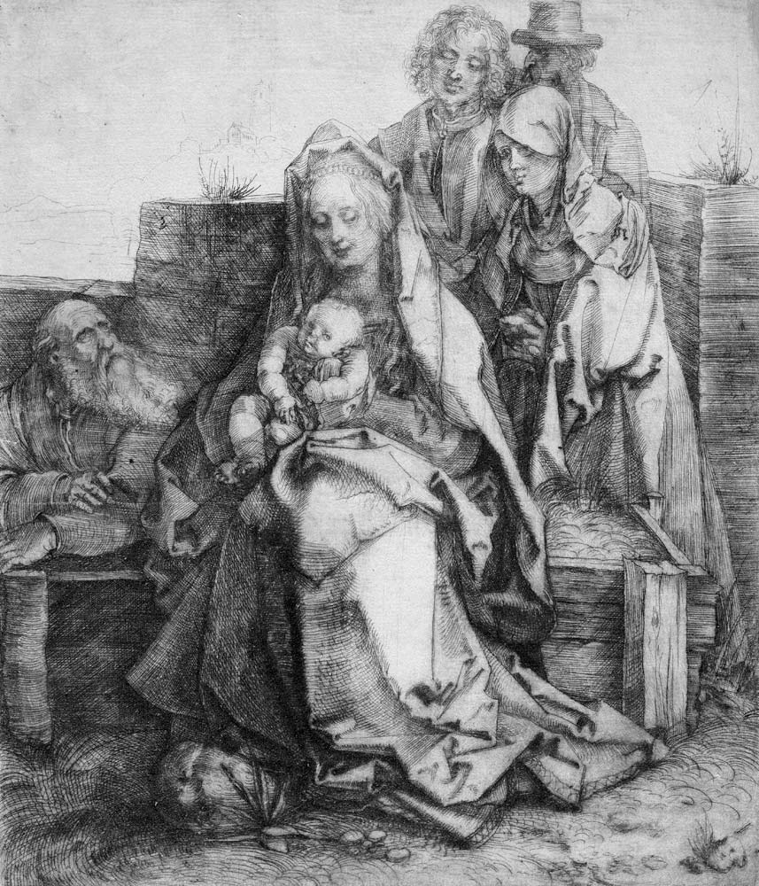 Die Heilige Familie, sechsfigurig from Albrecht Dürer