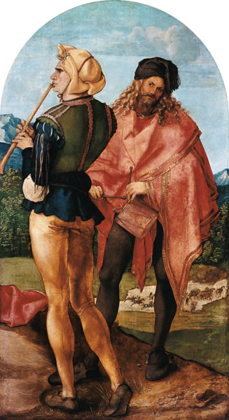 Jabach-Altar: Pfeifer und Trommler from Albrecht Dürer