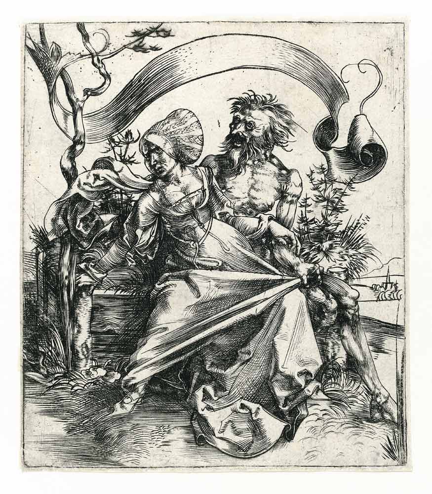 Junge Frau, vom Tode bedroht (Der Gewaltätige) from Albrecht Dürer